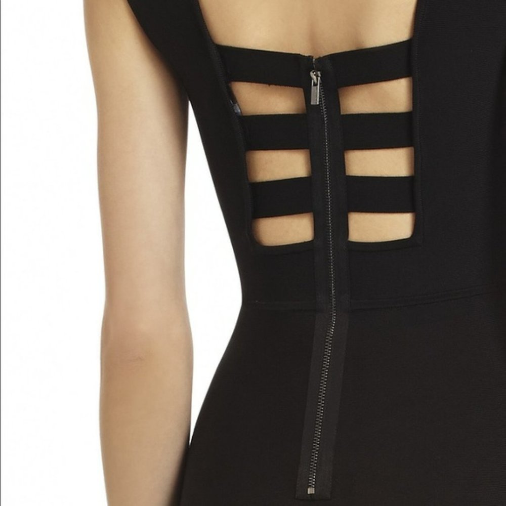 BCBG Black Fit and Flair Great LBD "S" New With Tags